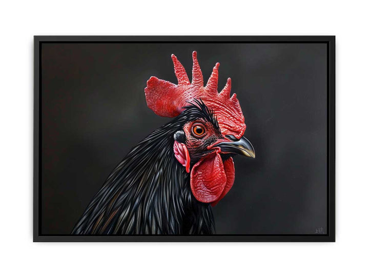 Black Cock  Painting