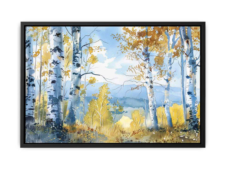 Birch Trees  Painting