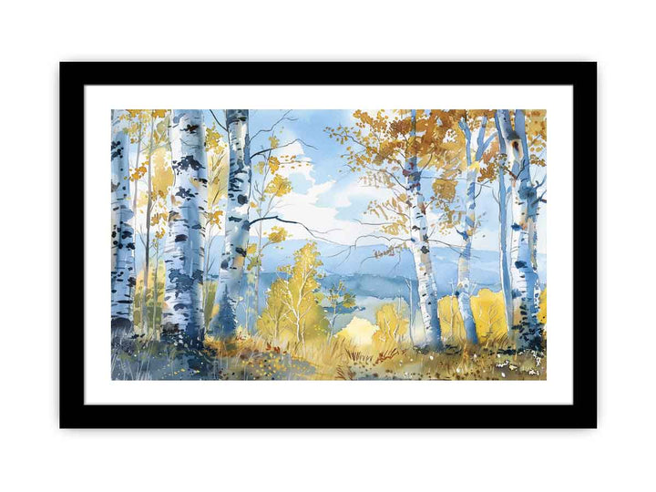 Birch Trees  Art Print