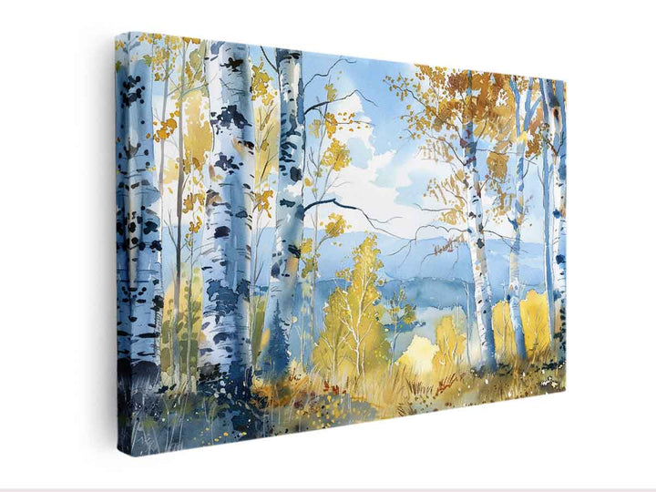 Birch Trees Canvas Print