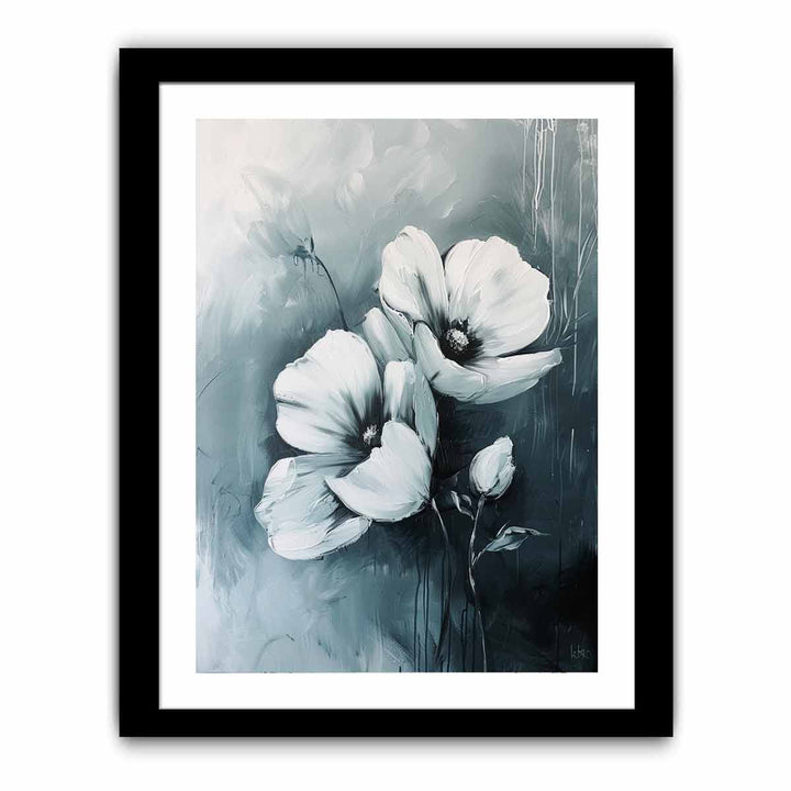 White Flowers  Art Print