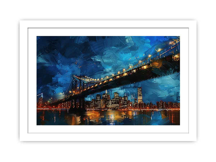 New York Bridge Streched canvas