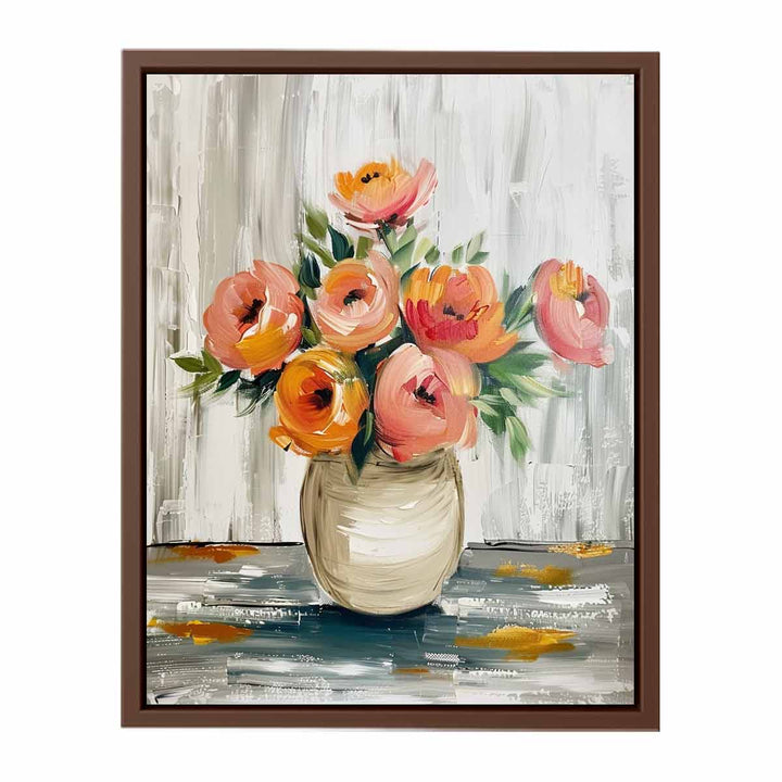 Flower & Vase Painting  Poster