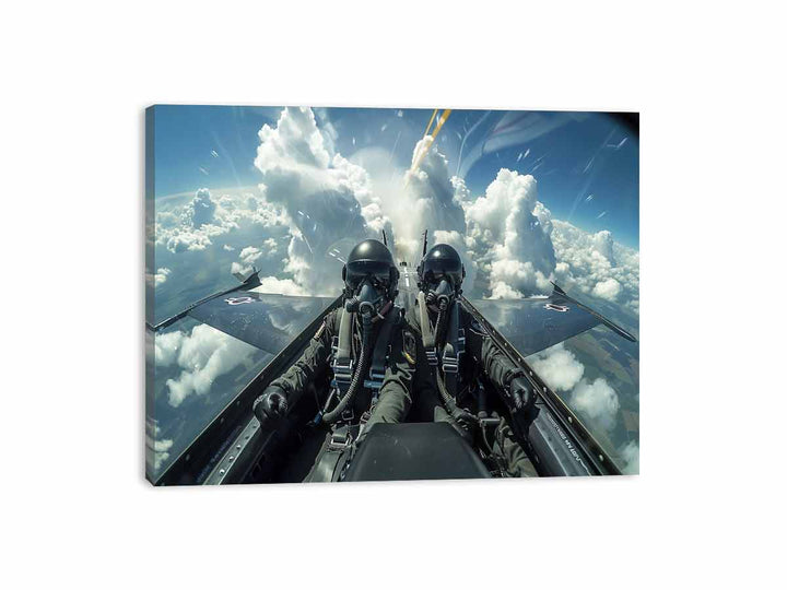 Cockpit Art Canvas Print