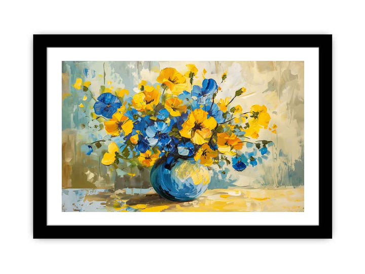 Fowers in A Vase Painting  Art Print