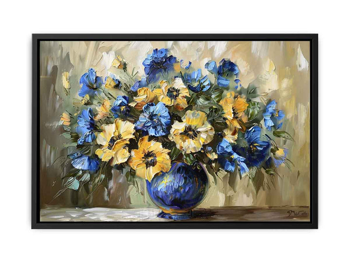 Fowers in A Vase Art  Painting