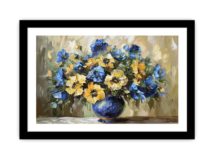 Fowers in A Vase Art  Art Print