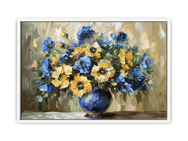 Fowers in A Vase Art Framed Print