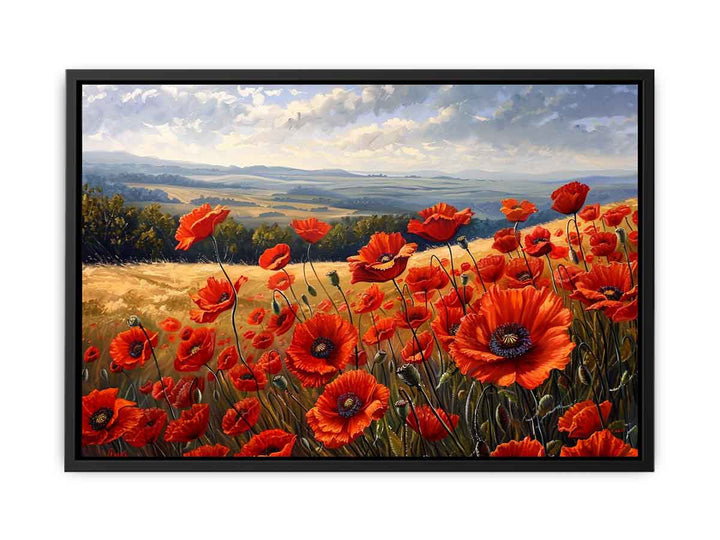 Poppy Field   Painting