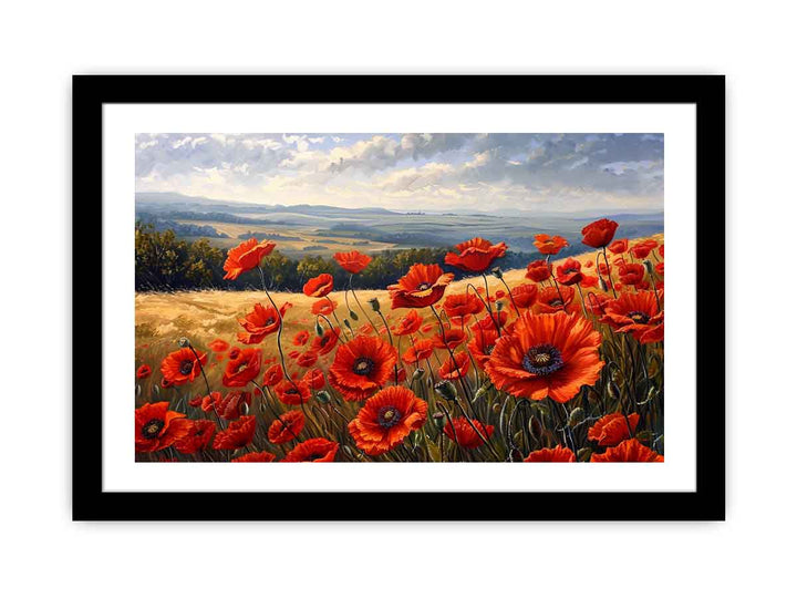 Poppy Field   Art Print