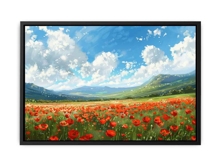 Poppy Field   Painting