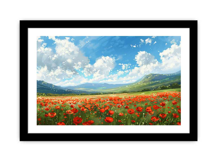 Poppy Field   Art Print