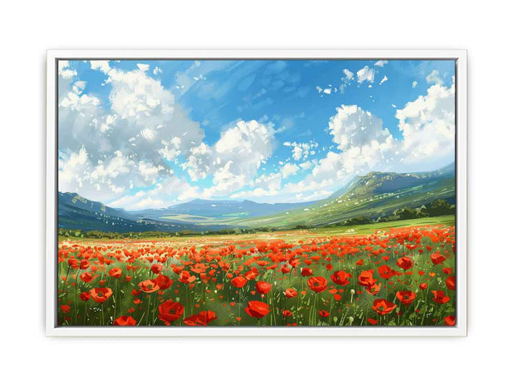 Poppy Field  Framed Print