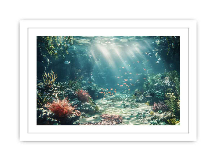 Underwater Coral Streched canvas