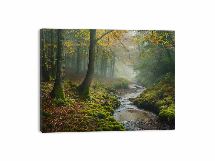 Misty Morning Canvas Print