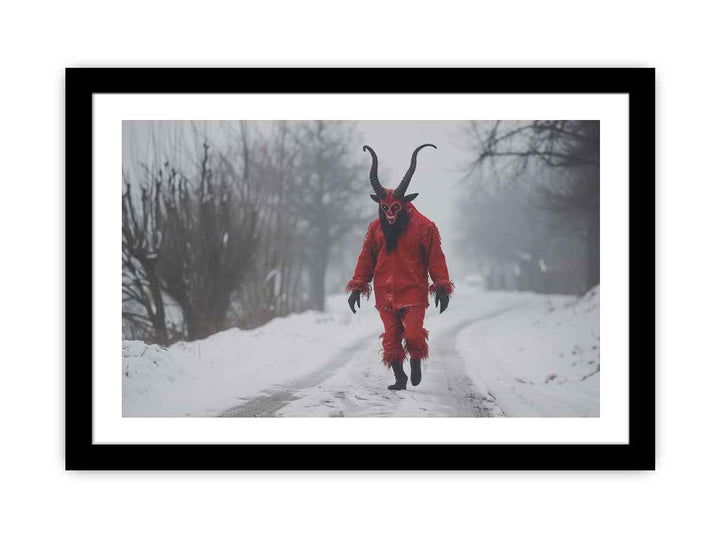 Devil walk  Art Print