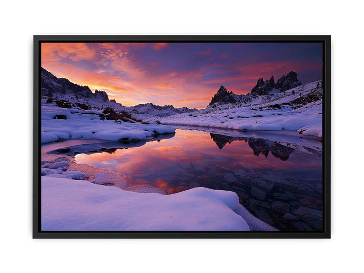 Dolomite Dawn   Painting