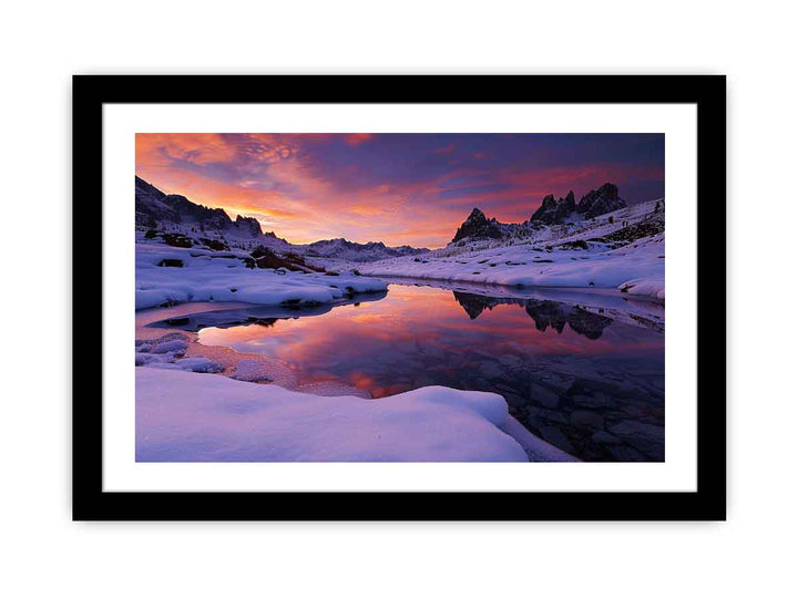 Dolomite Dawn   Art Print