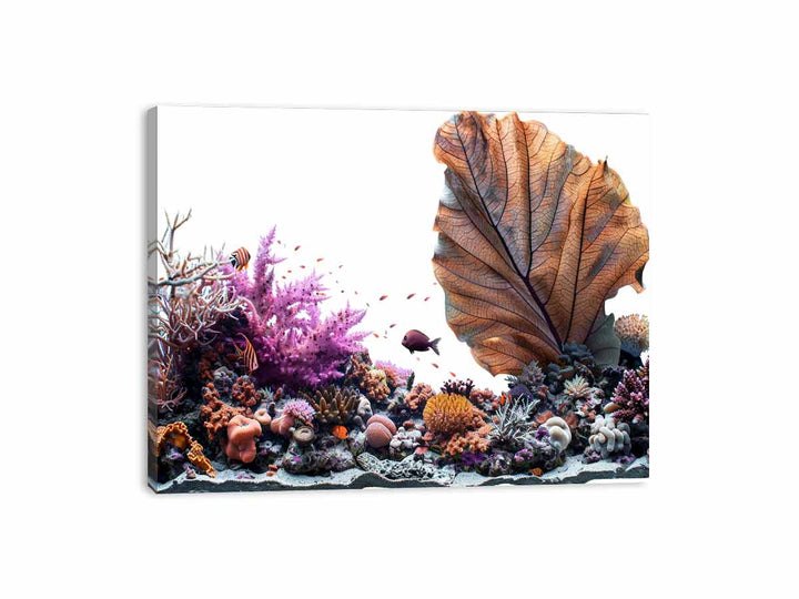 Underwater Coral  Canvas Print