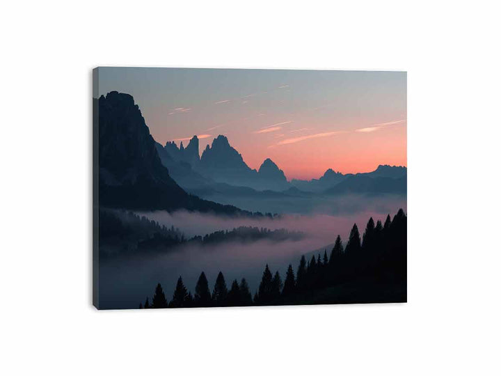 Dolomite Dawn Canvas Print