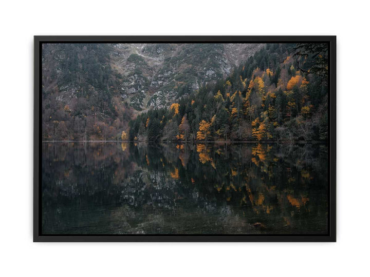 Gosausee Lake Reflection  Painting