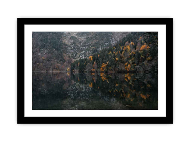 Gosausee Lake Reflection  Art Print