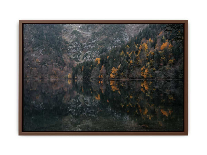 Gosausee Lake Reflection  Poster