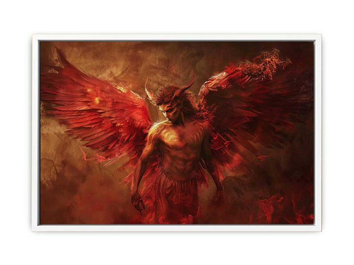 Black Devil Framed Print