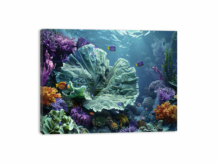 Underwater  Canvas Print