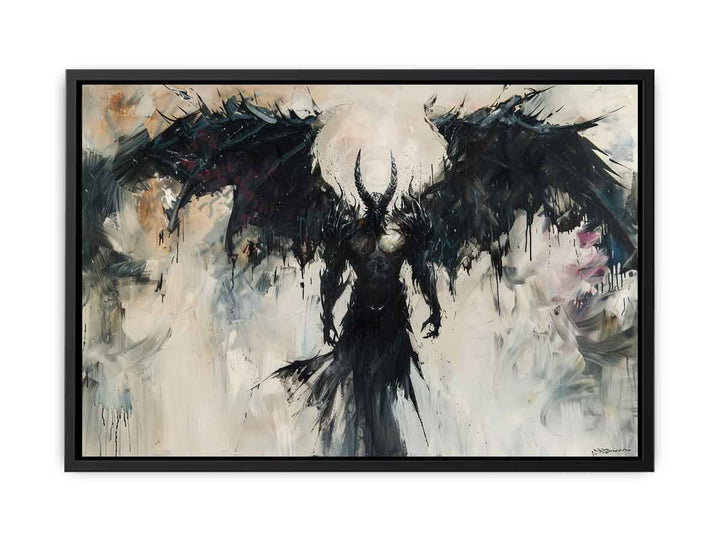 Devil With Wings  Painting