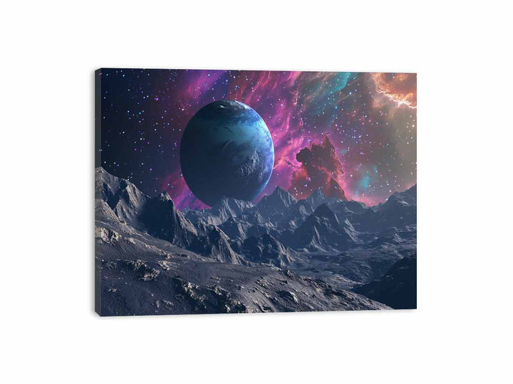 Space Mountain  Canvas Print