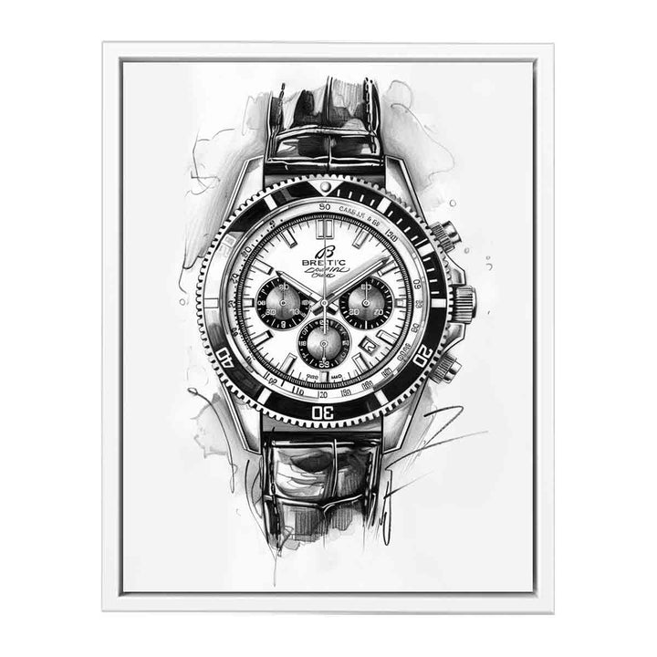 Watch Drawing  Framed Print