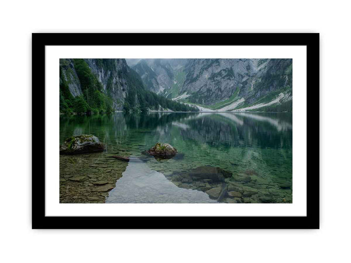 Gosausee Lake   Art Print