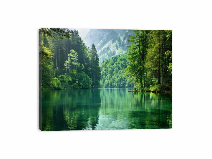 Forest Lake Canvas Print