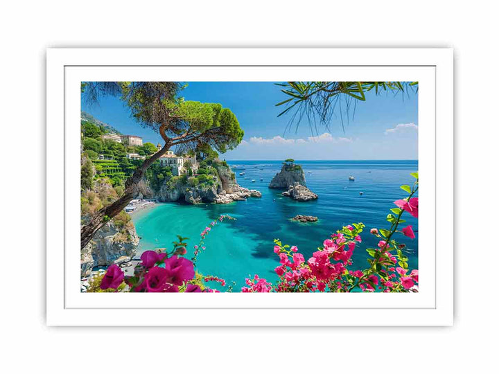 Amalfi Coast Streched canvas