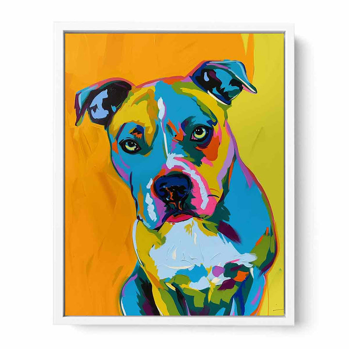 Dog Pop Art  Framed Print