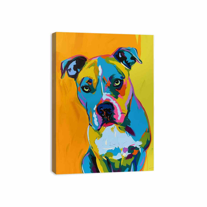 Dog Pop Art  Canvas Print