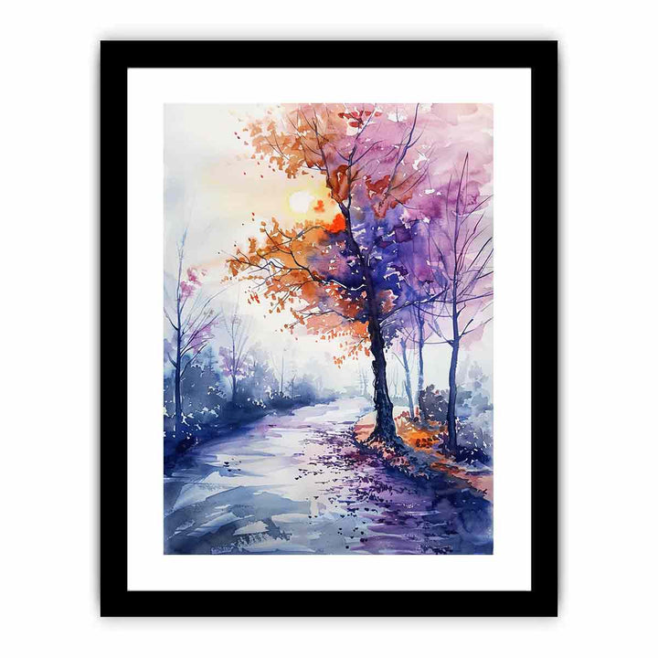 Tree Path   Art Print