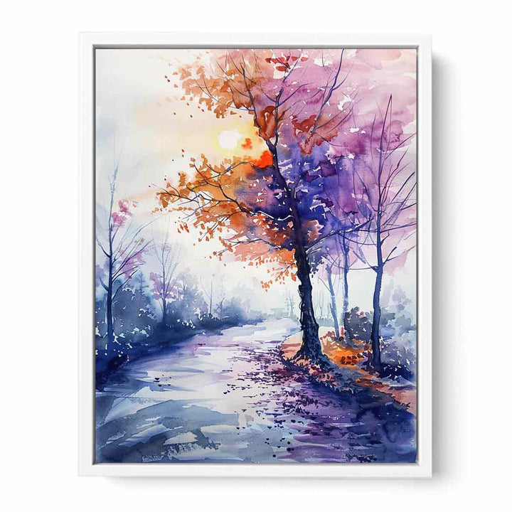 Tree Path  Framed Print