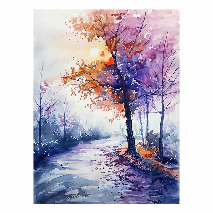 Tree Path   Painting