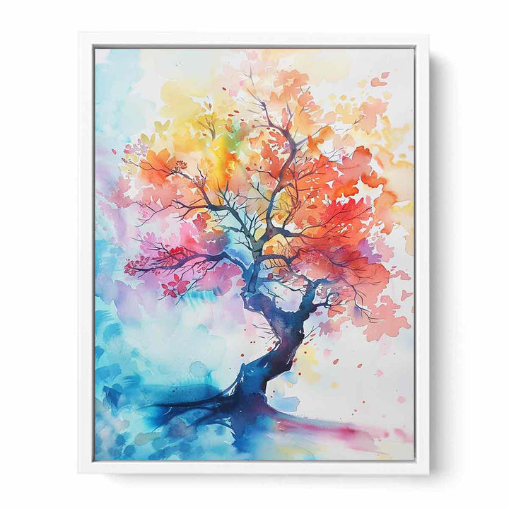 Watercolor Tree  Framed Print