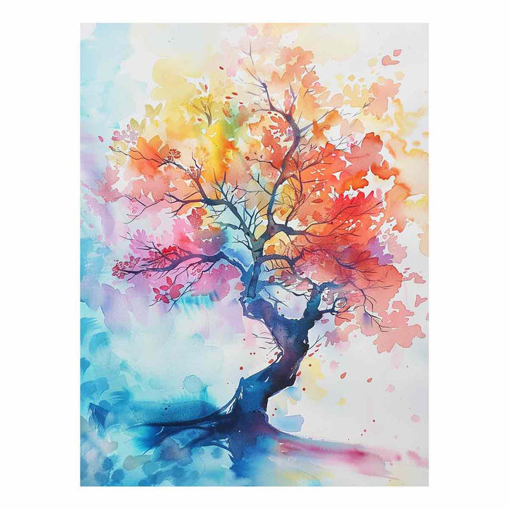 Watercolor Tree 