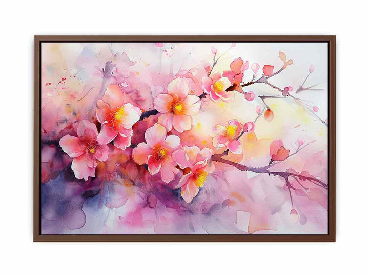 Pink Cherry Blossoms  Poster