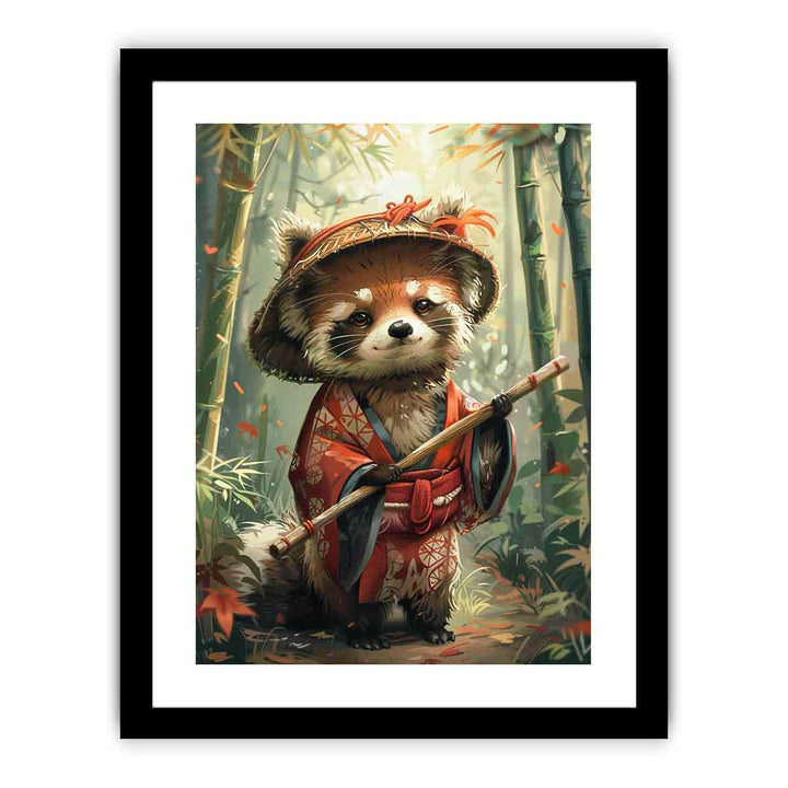 Tanuki Dog  Art Print