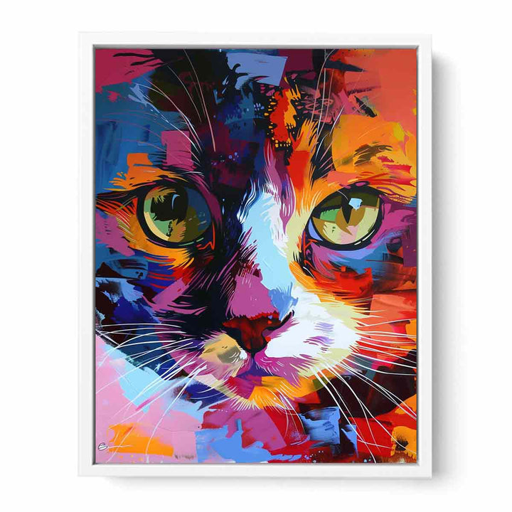 Cat Pop Art  Framed Print