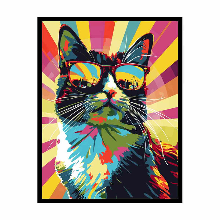 Cat Pop Art   Painting