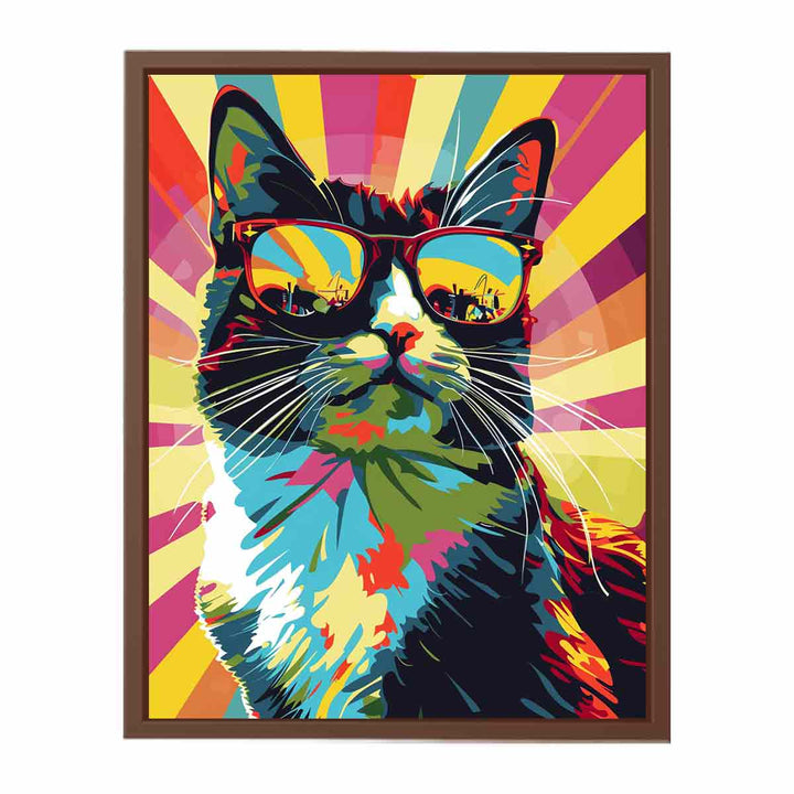 Cat Pop Art   Poster