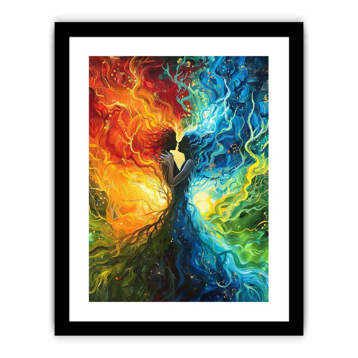 Fire Kiss  Art Print