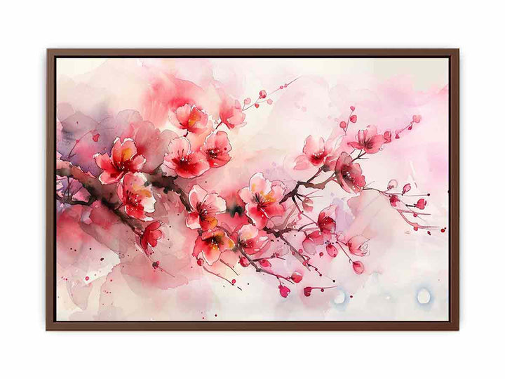 Pink Cherry Blossoms  Poster