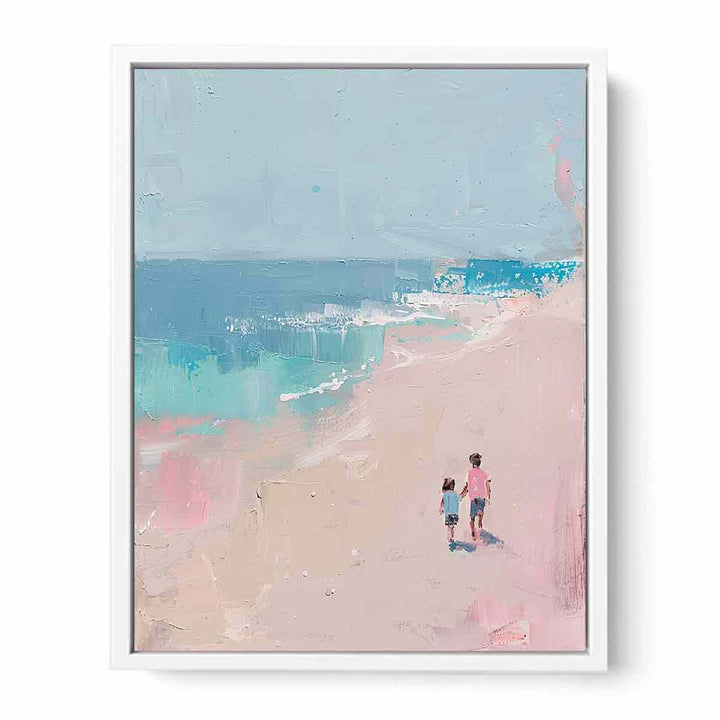 Beach Walk  Framed Print